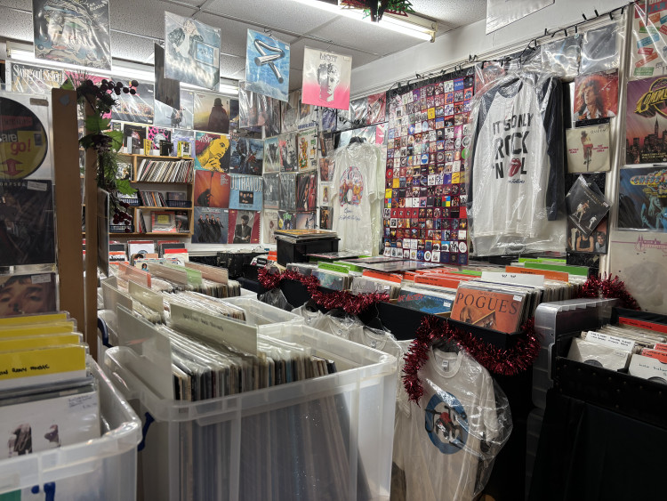 Record shops, including Rhapsody Records in Tunstall, have shared their favourite Christmas songs (image via Nub News)