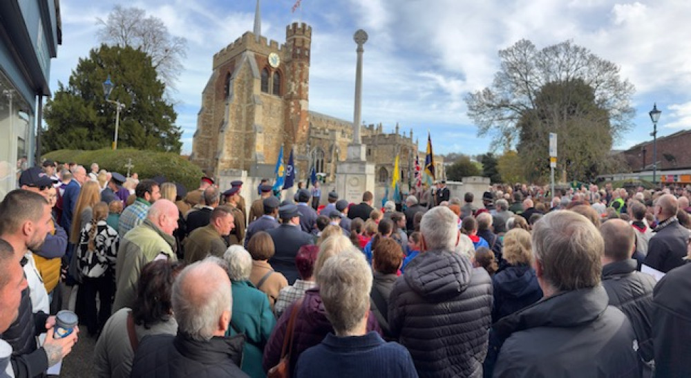 Remembrance Sunday in Hitchin 