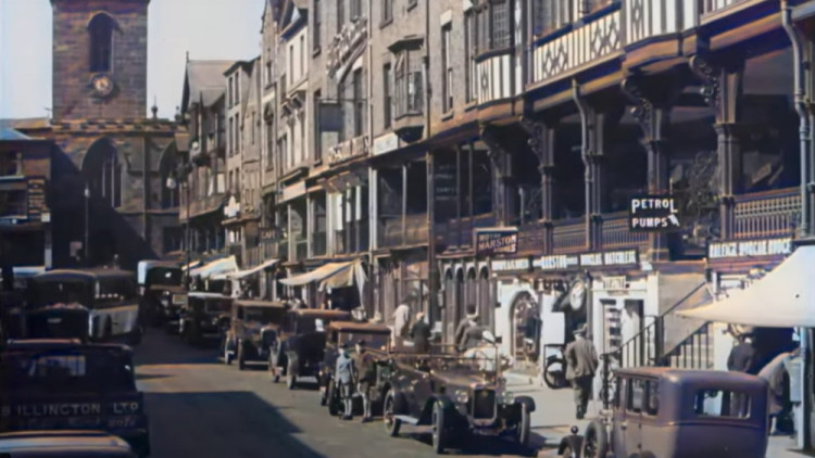 The short film takes us on a tour around Chester with footage from 1931 (Image via: Youtube)