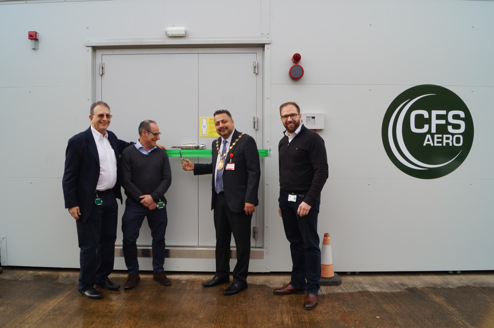 CFS Aero opened its new APU Test Cell in Warwick (image supplied) 