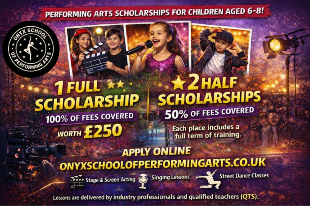 Onyx School of Performing Arts School in Kingston is offering three scholarships to youg performers (Credit: Onyx)