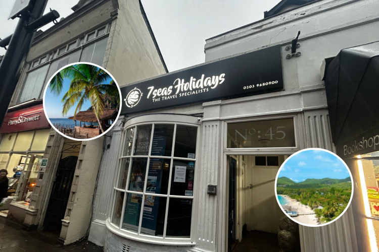 7 Seas Holidays is located in 45 Victoria Rd, Surbiton KT6 4JL (Credit: Tilly O'Brien/7Seas Holidays)