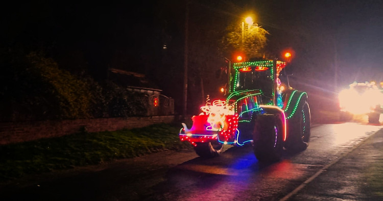 Netherseal Young Farmers have raised over £8,000 with their annual tractor run (Photo: Grace Kennington)