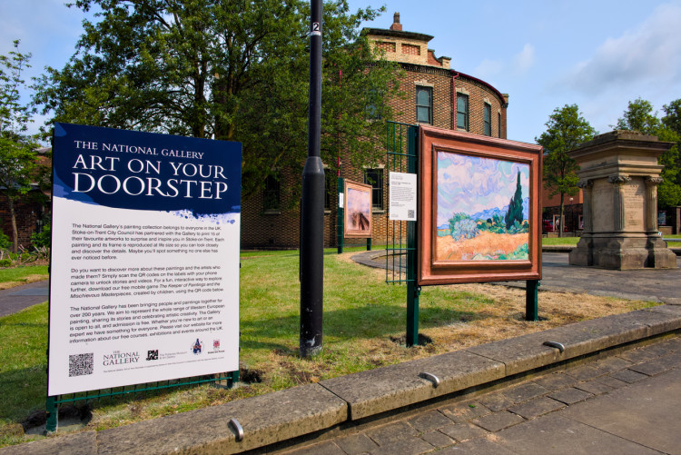 The National Gallery’s Art on Your Doorstep exhibition closes on 7 January 2026 (image via Stoke-on-Trent City Council)