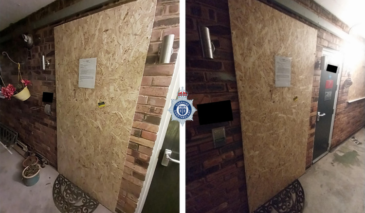 Police have shut down a property on Ivymeade Road in Macclesfield (Credit: Cheshire Police)