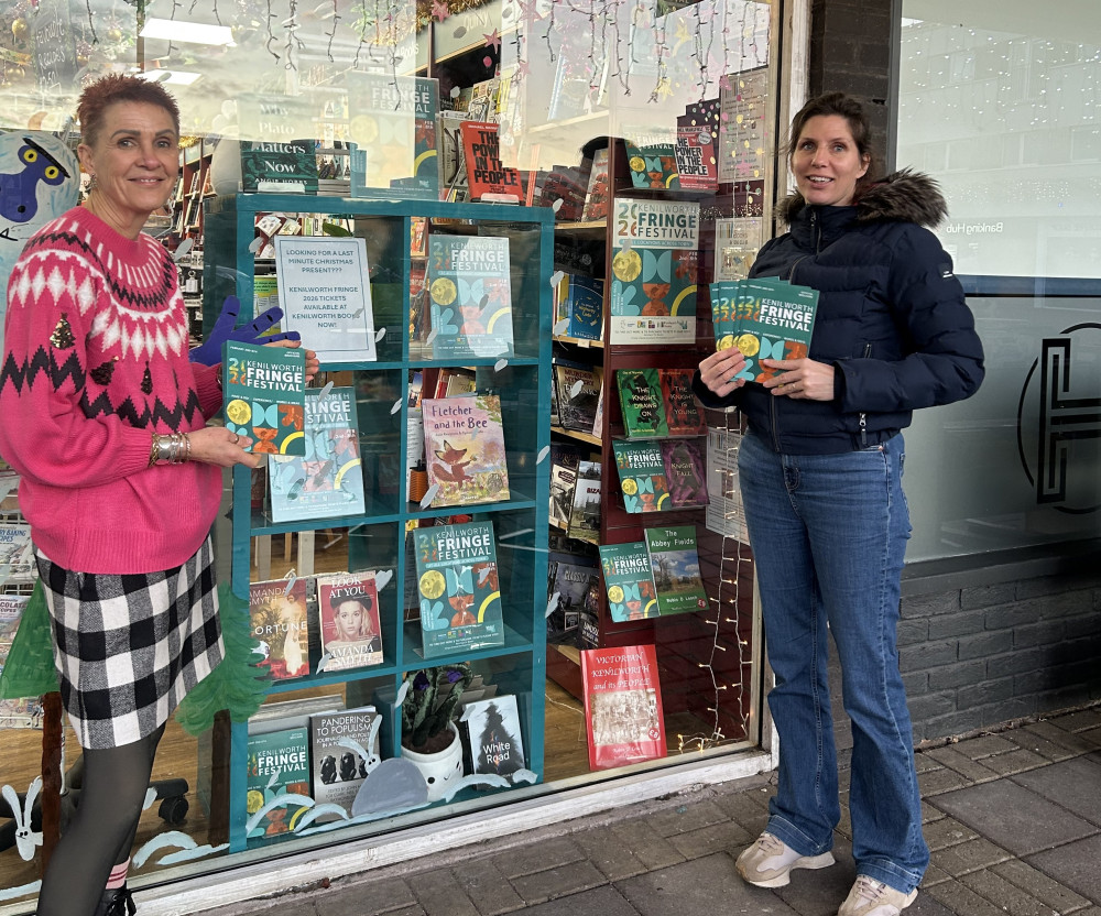 The idea is the brainchild of Rebecca Warwick (right), chair of Kenilworth Chamber of Trade and Judy Brook (left) of Kenilworth Books