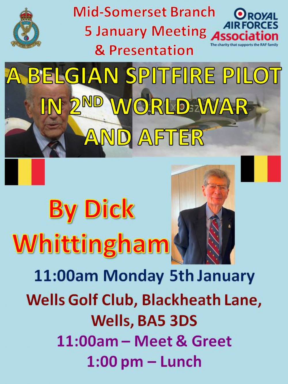 “ROYAL AIR FORCES ASSOCIATION MID-SOMERSET BRANCH MEETING