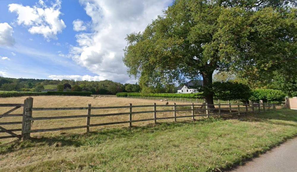 Plans have been submitted for three self-build homes on land off Manor Road, near Baldwin's Gate (Image via Google Street View)