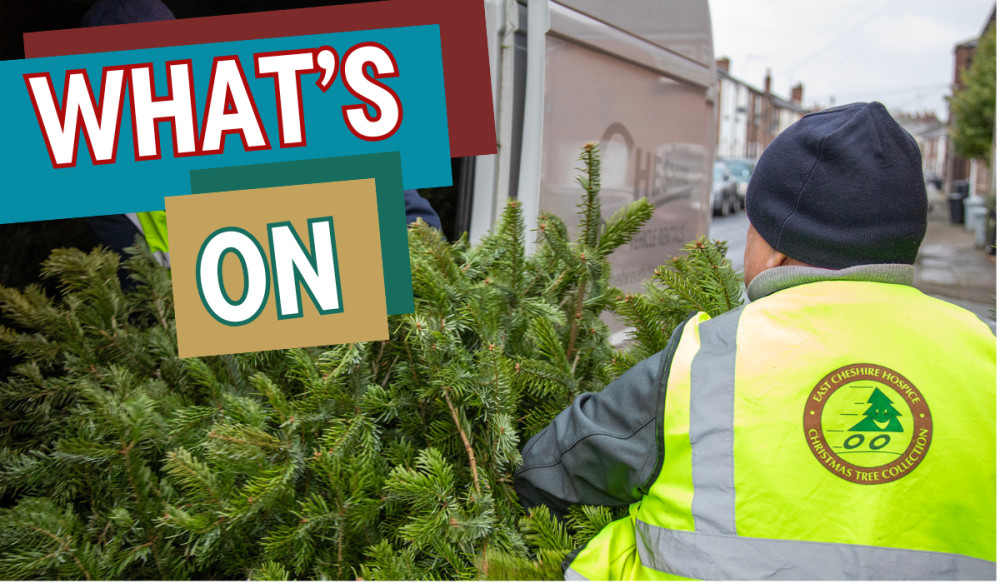 The East Cheshire Hospice Christmas Tree Collection takes place this weekend (Credit: ECH)