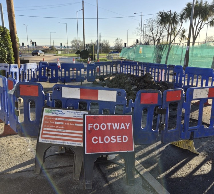 Engineers worked through the night to fix the leak. 