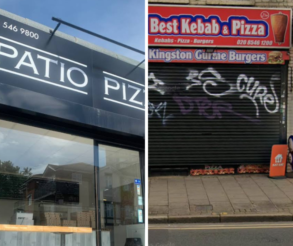 Two takeaways on Kingston's Cambridge Road have been given new food hygiene ratings (Credit: Patio Pizza/Google Maps)