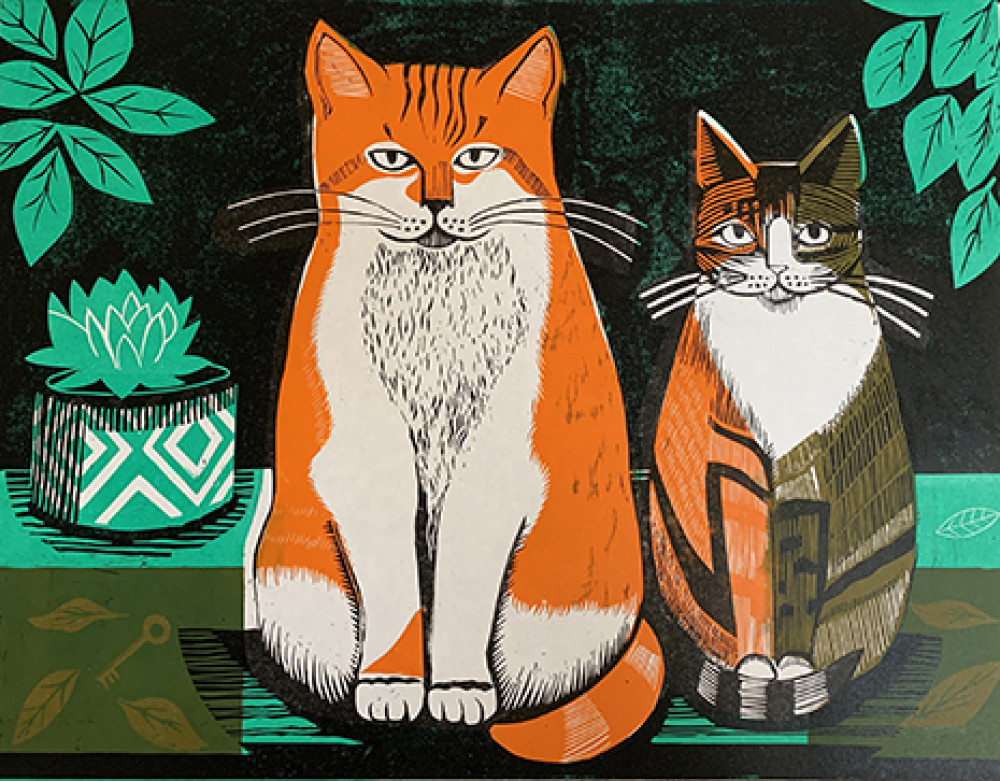 Cats by Amanda Ribbans