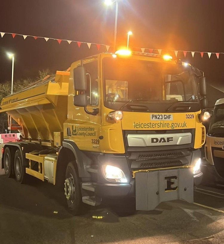 Gritters are covering 1,300 miles of priority routes in Leicestershire (Photo: Leicestershire County Council)