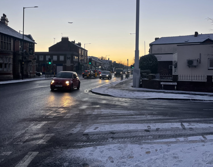 Stockport Council's gritters have put salt down on 587 miles of priority routes around the borough (Image - Nub News)