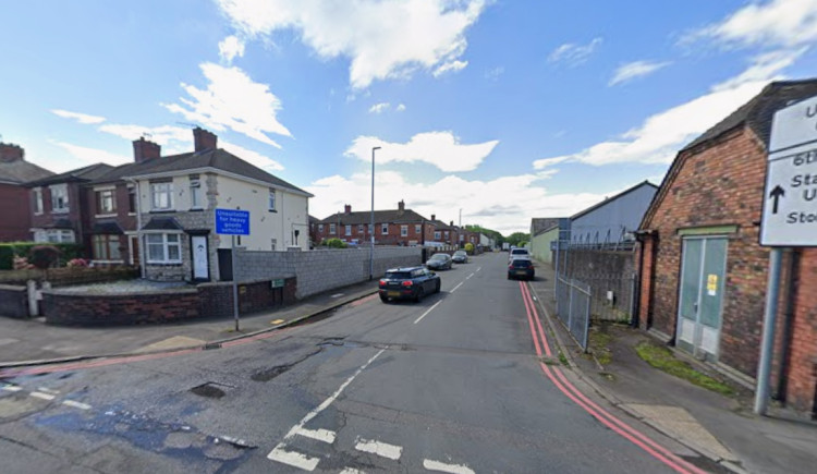 The council has urged residents to drive safely due to a burst water main at the City Road/Napier Street junction (image via Google Street View) 