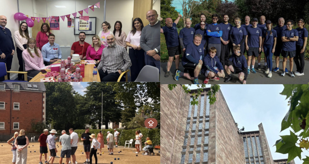 Simpson Financial Services raised £2,306 for seven different charities in 2025, across five events (images supplied)