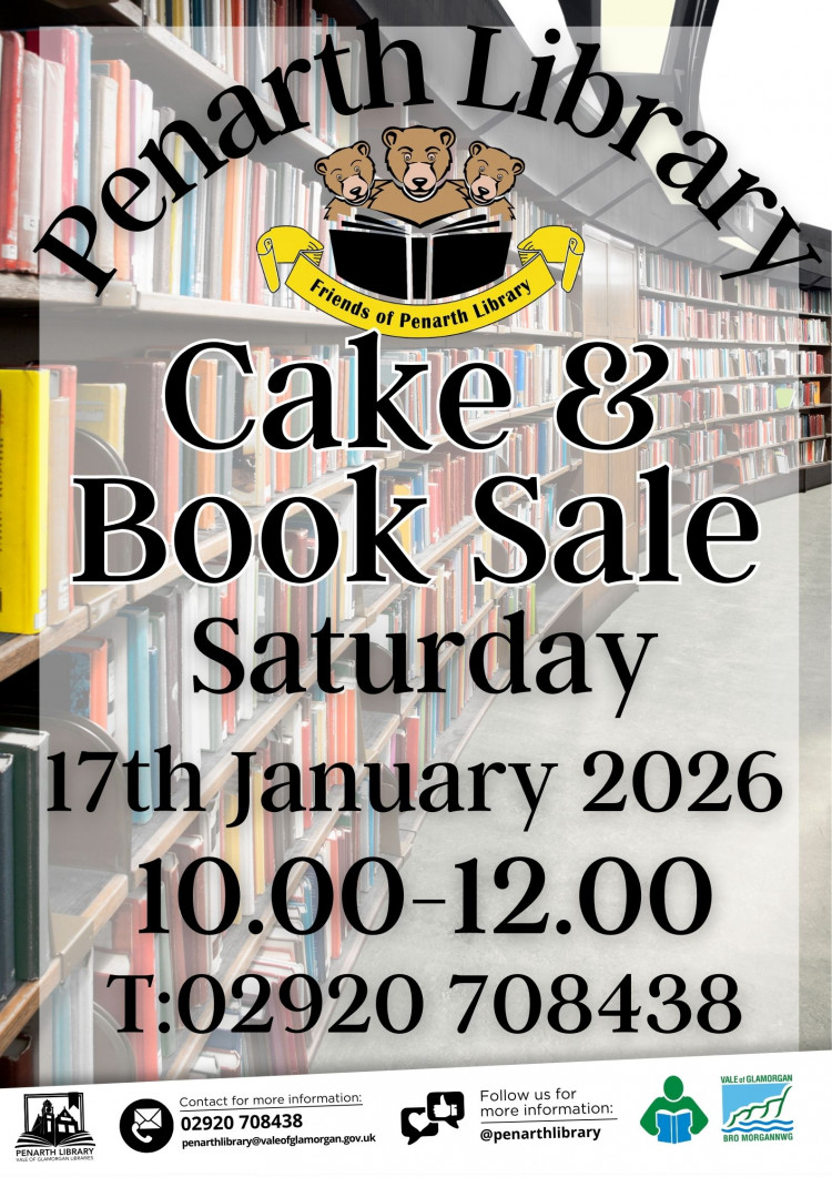 Friends of Penarth Library Cake and Book Sale