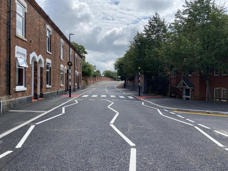 On Sunday 4 January, a woman in her 50s was hit by a motorbike when crossing Flag Lane pedestrian crossing (Photo: CEC Highways).