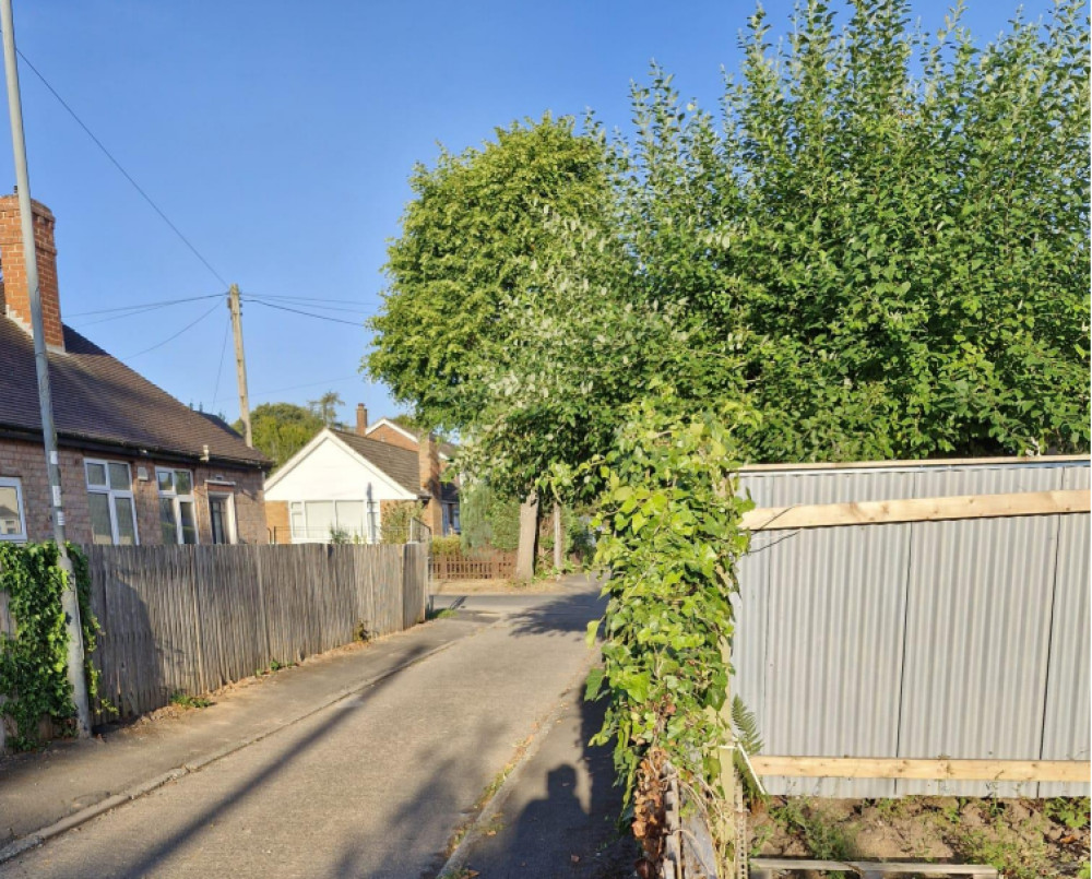 The home's entrance would have fronted onto Worcester Road (image via planning application)