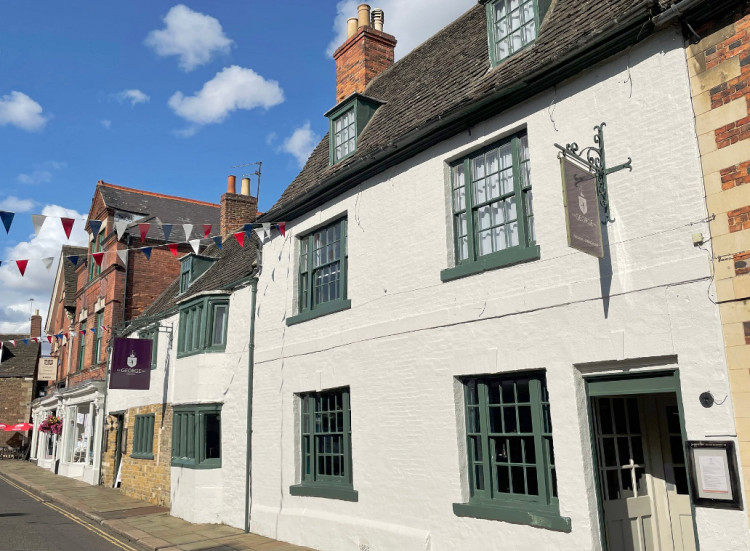 The George Inn in Oakham's Market Place is offering a special 'Lunch for Less' menu (Photo: Grace Kennington)