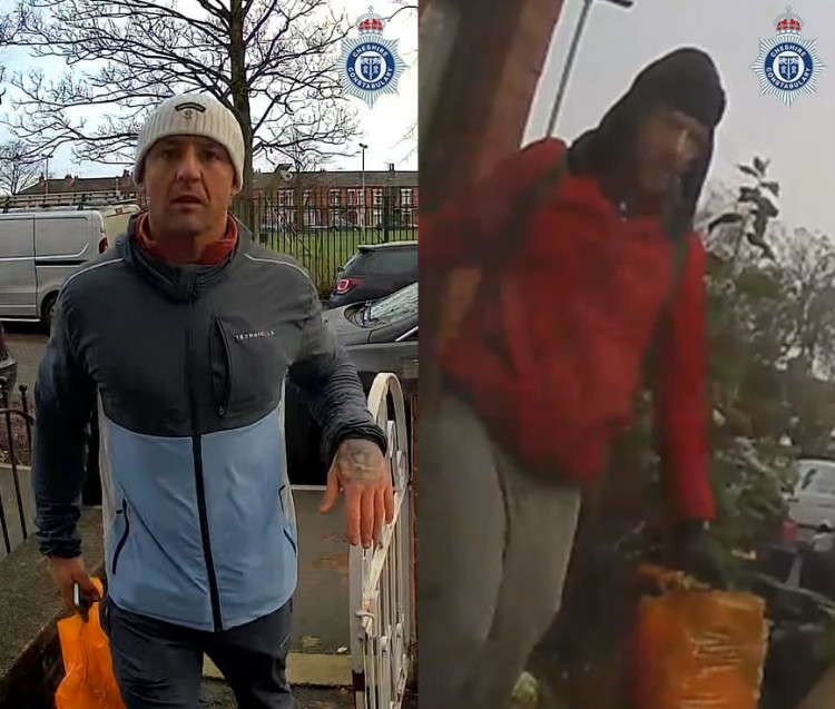 Cheshire Police have released CCTV images of two men they would like to speak to in relation to a burglary in Crewe on December 28 (Photos: Cheshire Police).