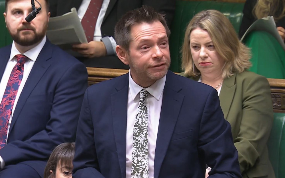 Stoke-on-Trent North MP David Williams is urging local residents to take part in the consultation (image via parliamentlive.tv)