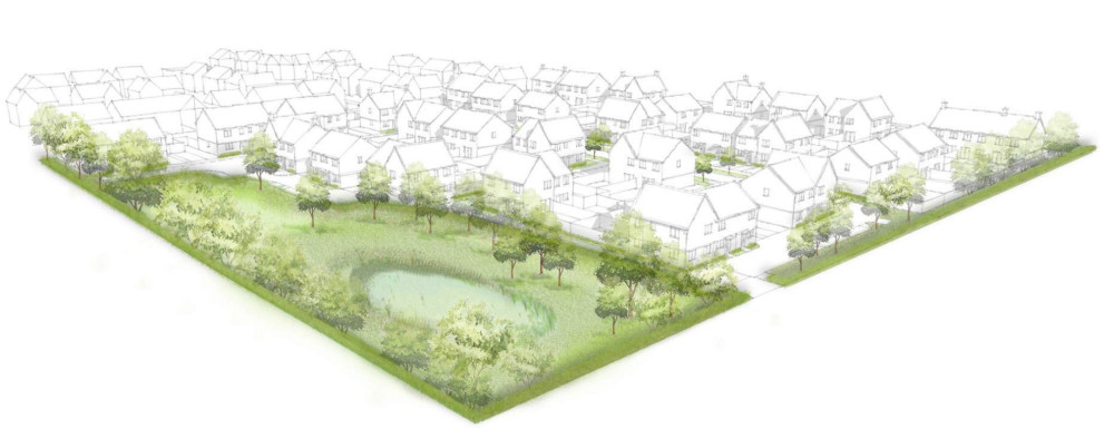 Planners have signed off on detailed plans for 63 houses at Rosswood Farm, Baginton (Image via planning application)