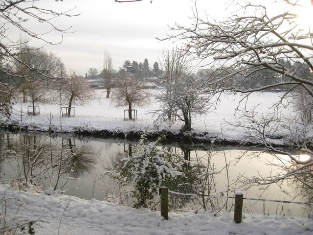 The River Avon in the snow (image by Robin Stott)