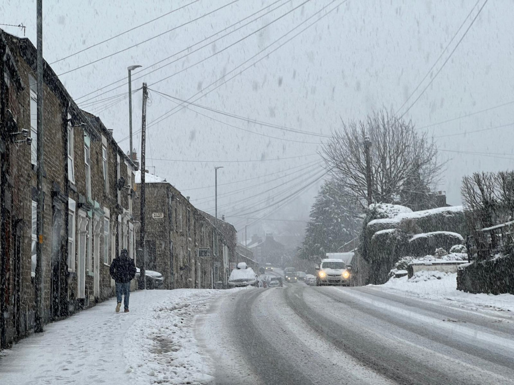 The Met Office has issued a yellow weather warning for snow (Credit: Nub News)