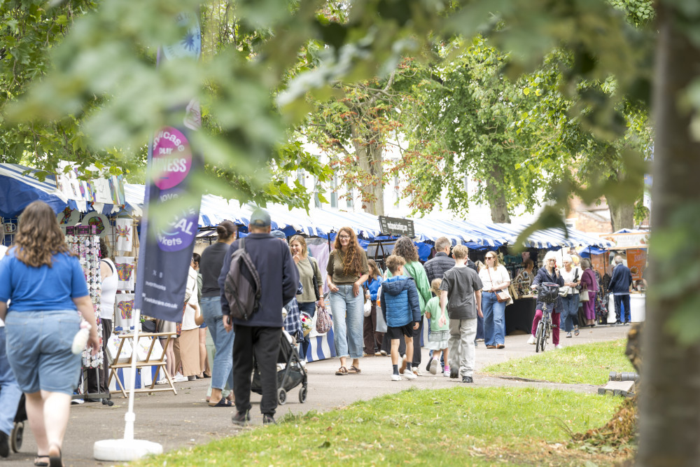 Leamington's Friday market will not take place this week (image via CJ's Events Warwickshire)