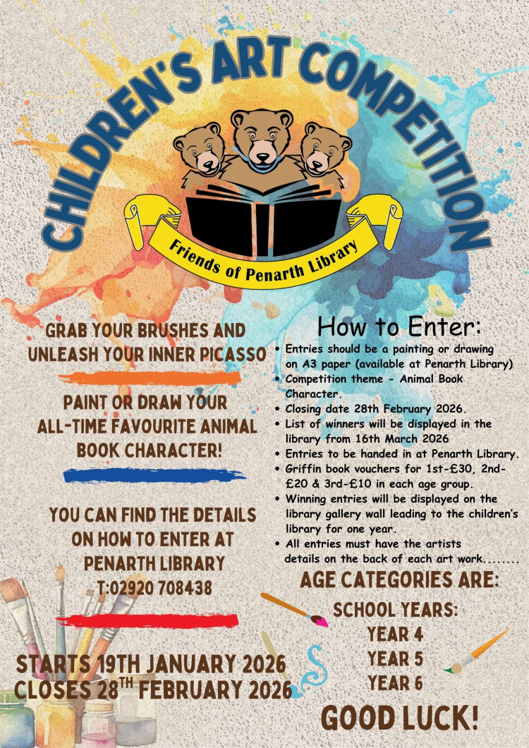 Friends of Penarth Library Children's Art Competition