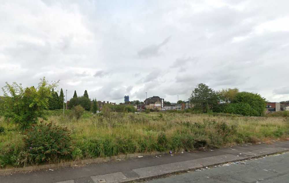 Plans for 141 houses and flats on the site off Pyenest Street were submitted last year (image via Google Street View)
