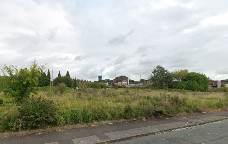Plans for 141 houses and flats on the site off Pyenest Street were submitted last year (image via Google Street View)