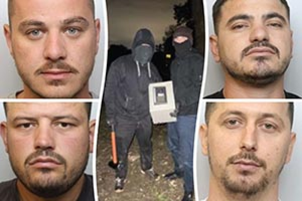 The gang targeted properties across the UK including in Warwickshire (image via SWNS)