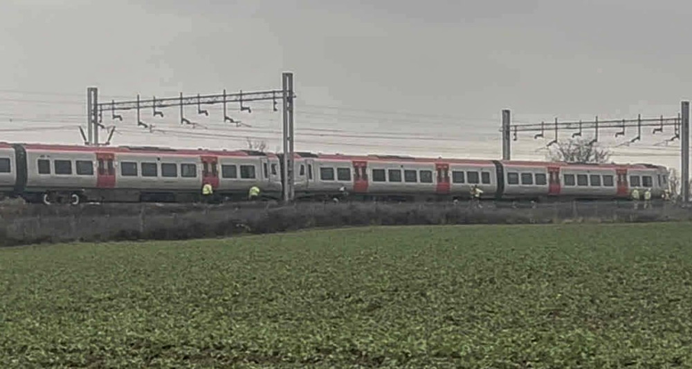 The fatality happened on the railway line by Maw Green Road at 10.20am on Friday 9 January, with the incident not being treated as suspicious (Photo: Dave Hillyer)