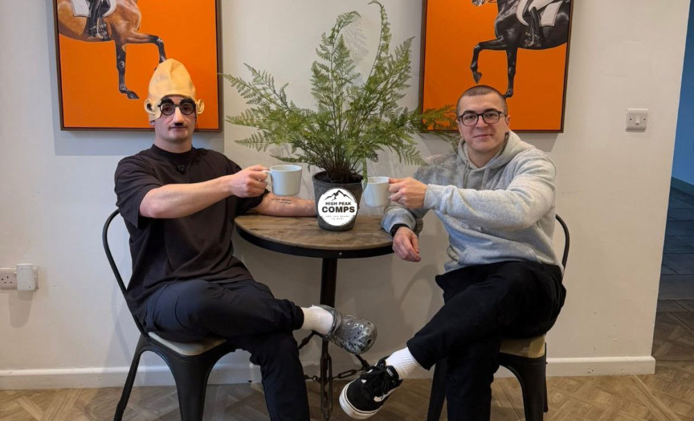 High Peak Comps founder and director Charlie (left), with 'right hand man' Callen (Image - High Peak Comps)