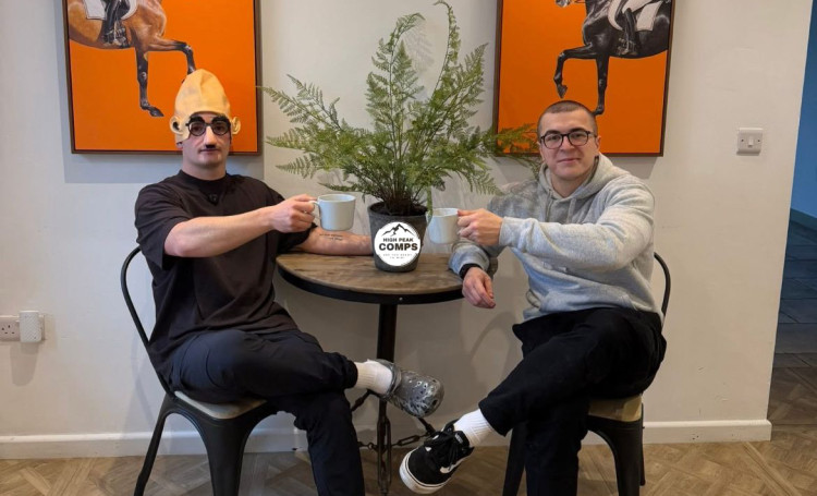 High Peak Comps founder and director Charlie (left), with 'right hand man' Callen (Image - High Peak Comps)