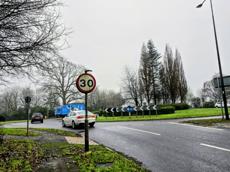 Highway improvement works to improve safety at Peacock Roundabout on the A51 Nantwich Bypass will begin on Monday 12 January (Photo: Ryan Parker).