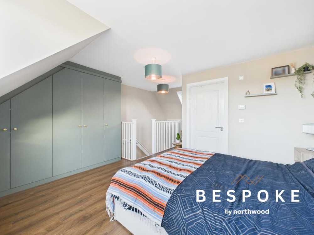 One of three bedrooms (Credit: Bespoke by Northwood)