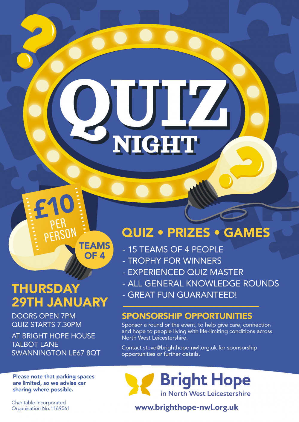 Bright Hope Charity Quiz Night