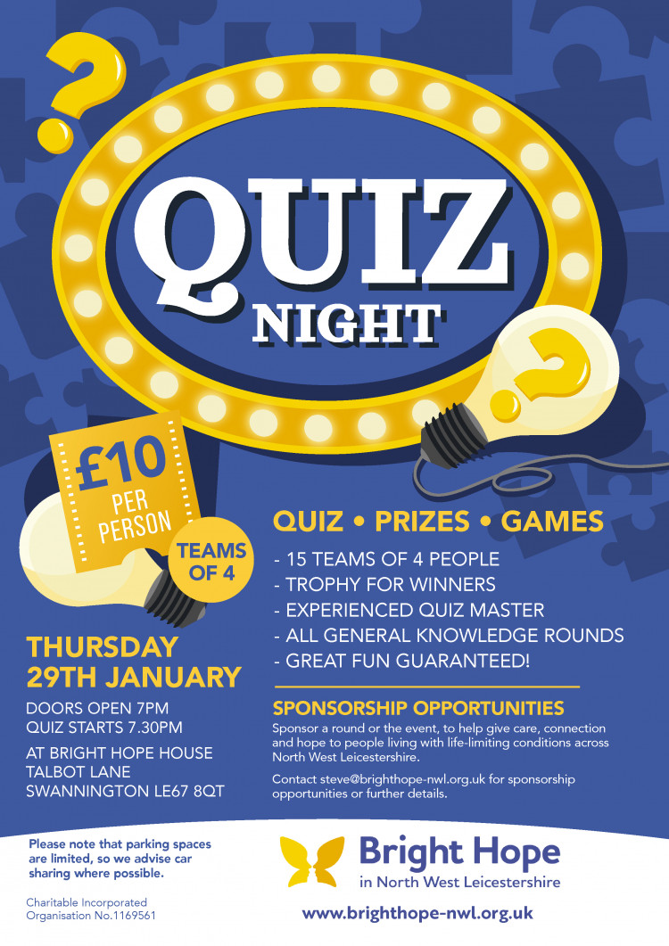 Bright Hope Charity Quiz Night