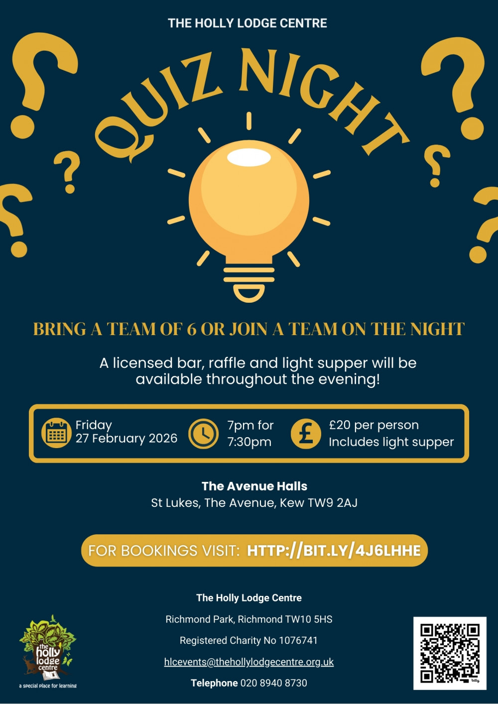 HOLLY LODGE QUIZ NIGHT