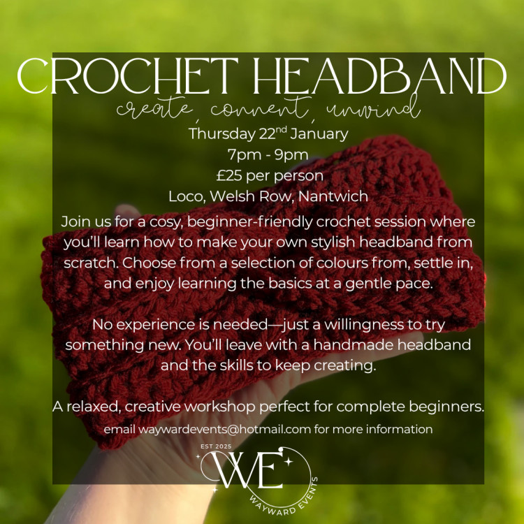 Crochet your own Headband