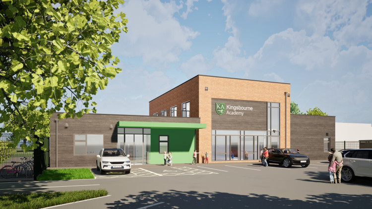 Kingsbourne Academy will welcome its first pupils in September 2026 (Photo: Supplied).