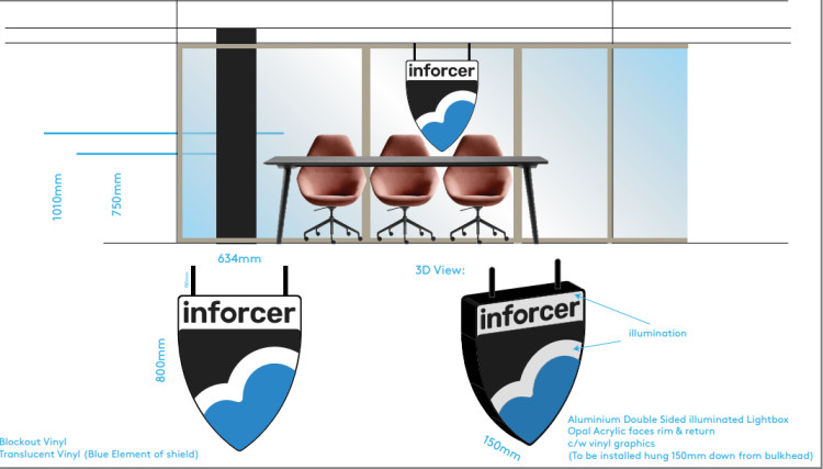 New signs could be coming to the unit at Eton House (image via planning application)