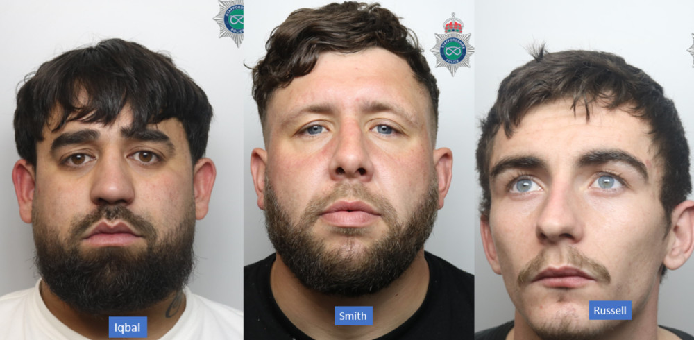 All four members of the group were sentenced at Stoke-on-Trent Crown Court on Thursday 8 January (images via Staffordshire Police)
