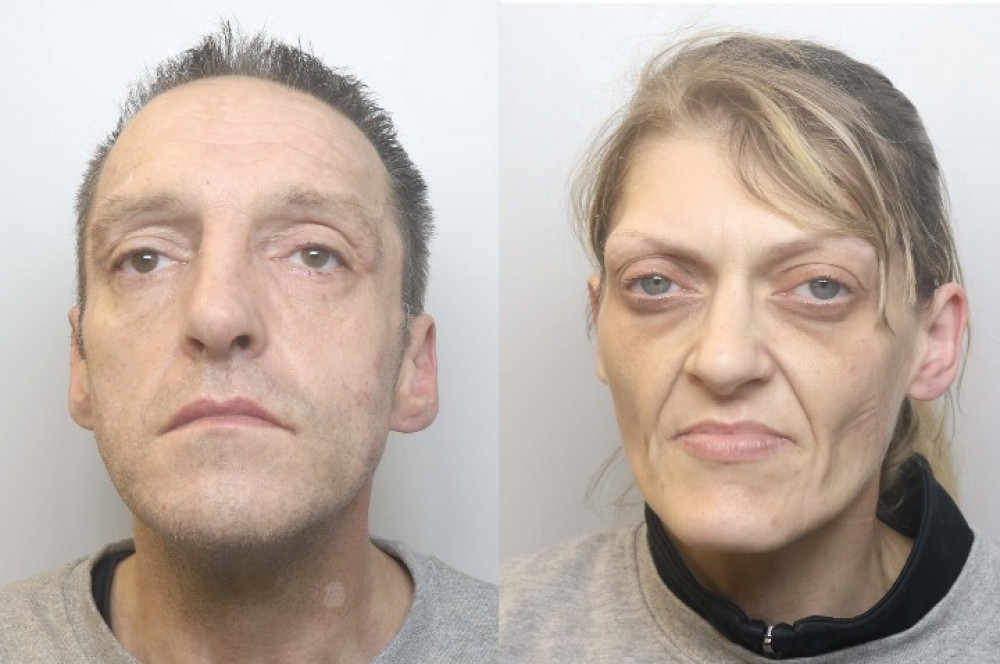 Michael Ault, 50, and Victoria Scott, 37, appeared at Chester Crown Court on Monday 12 January where they were sentenced to a combined total of 11 years behind bars (Photo: Cheshire Police).