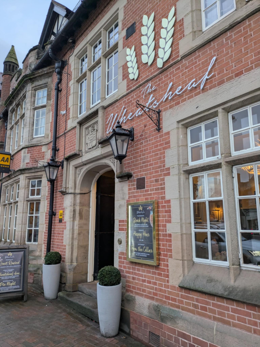 The Wheatsheaf in Sandbach is temporarily closed until January) until Saturday (17 January) while it undergoes a makeover to celebrate its 10th birthday. (Photo: Wheatsheaf)