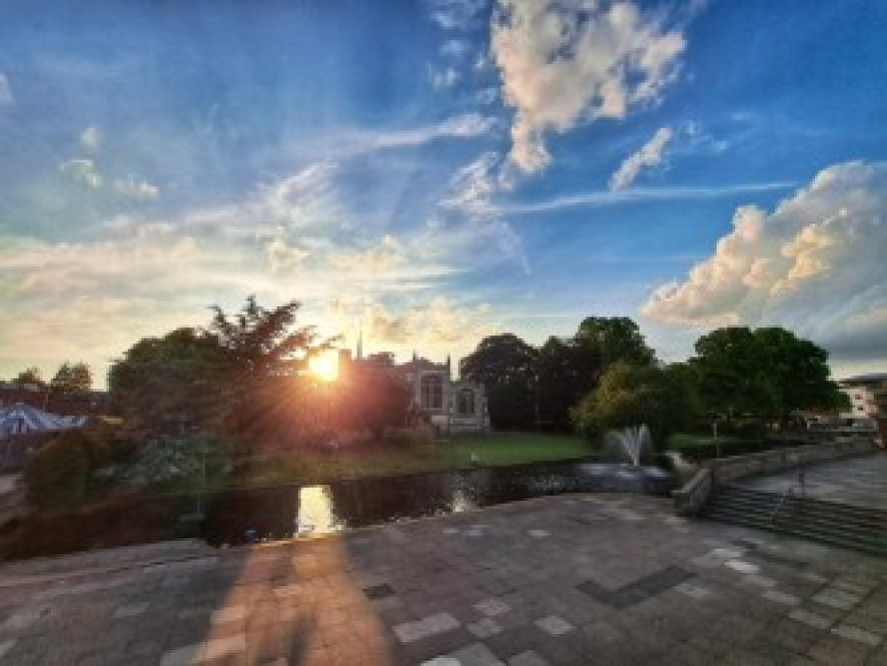 The River Hiz (in all its glory) @VisitHitchin