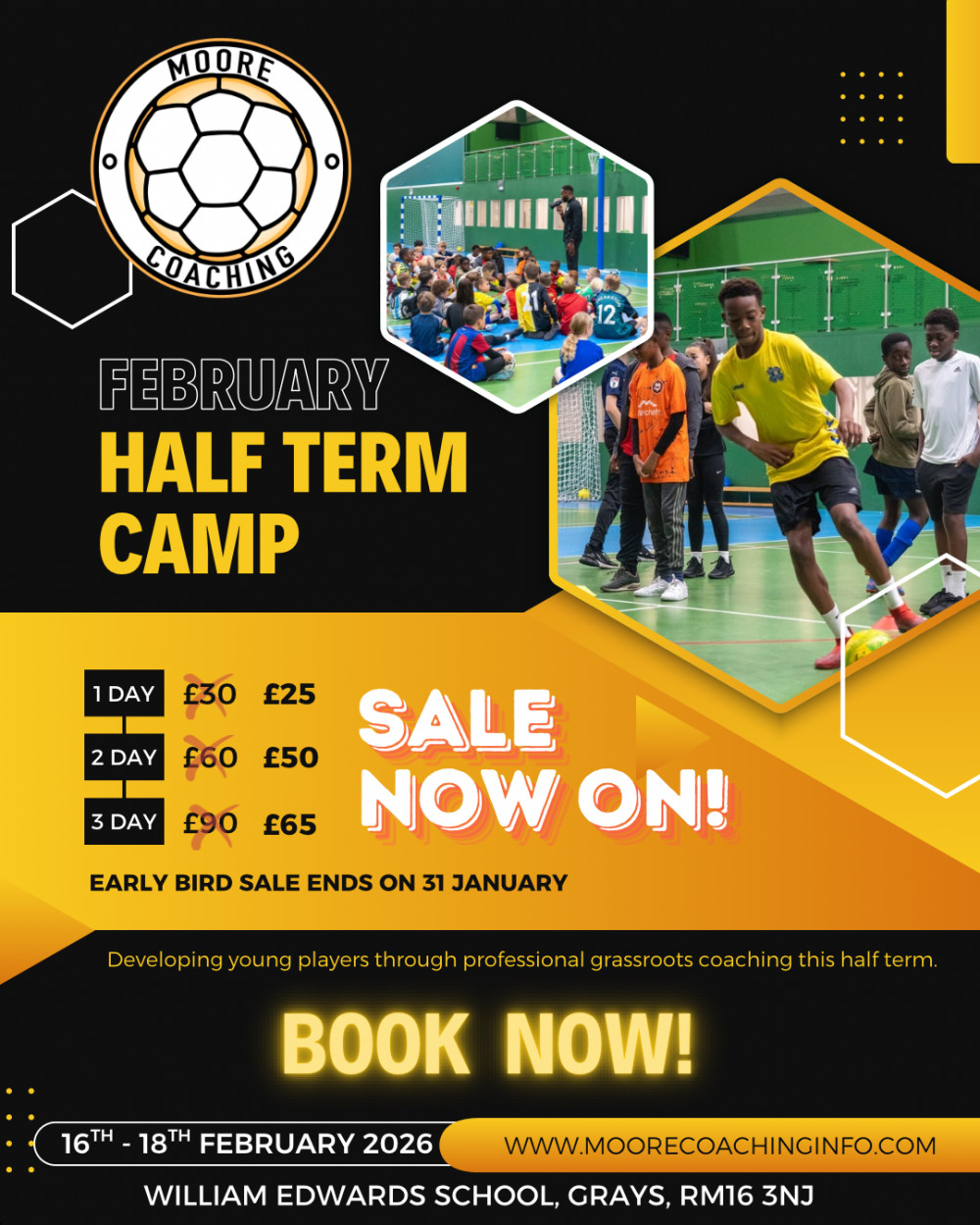 FEBRUARY FOOTBALL HALF TERM CAMP